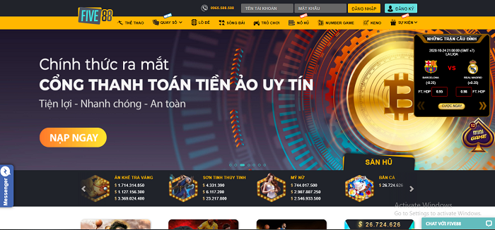 Giới thiệu về nhà cái Five88