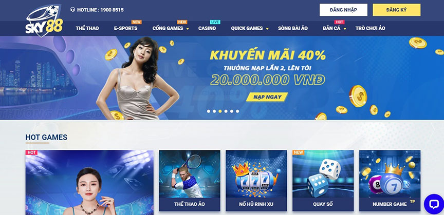 Tính hợp pháp của nhà cái SKY88