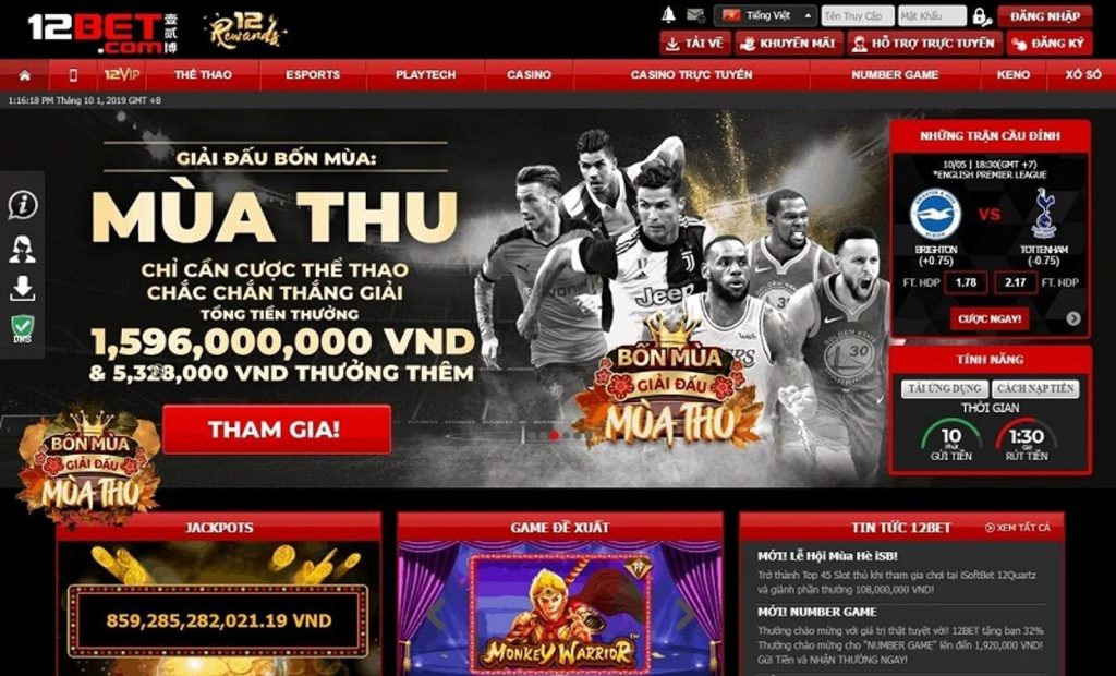 Cách đăng ký/đăng nhập nhà cái 12BET