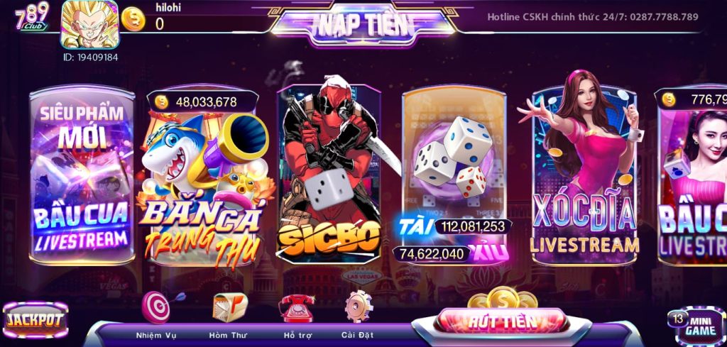 Giới thiệu tổng quát cổng game bài 789Club