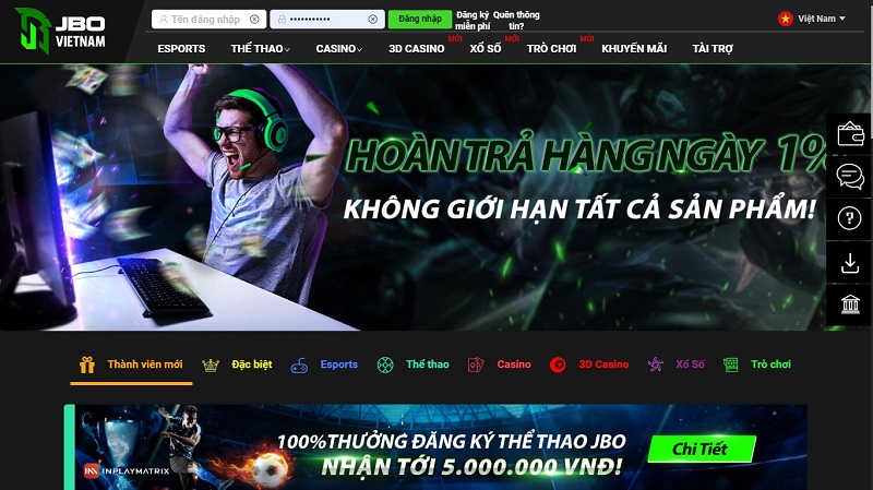 Giới thiệu tổng quan nhà cái JBO