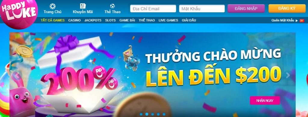 Gửi tiền/rút tiền tại nhà cái HappyLuke