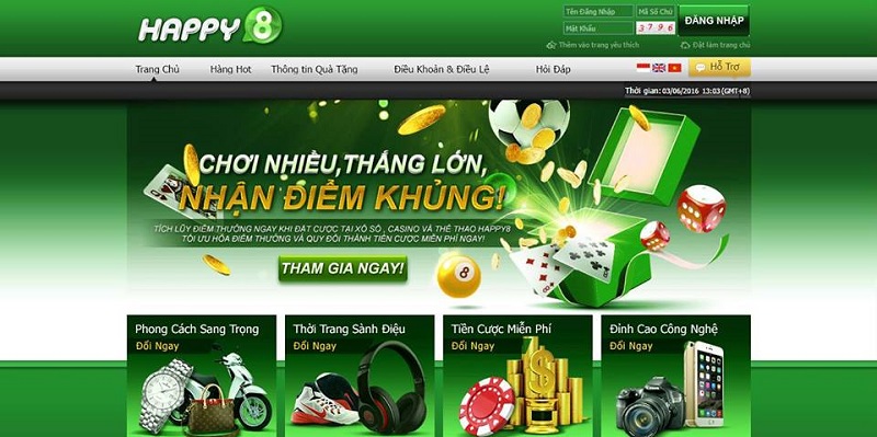 Cách đăng ký/đăng nhập nhà cái Happy8