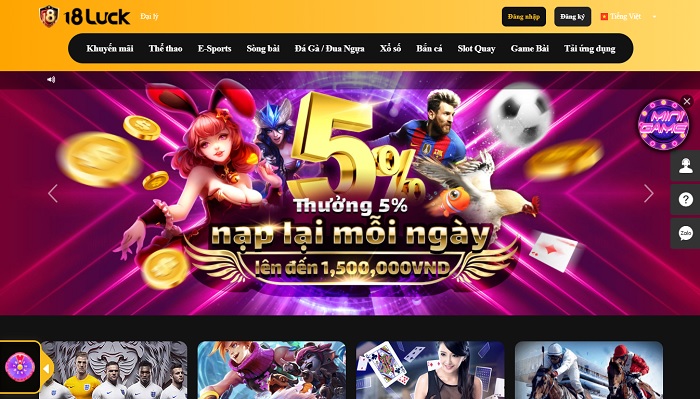 Giới thiệu tổng quan nhà cái uy tín 18Luck